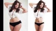 Телата на жените преди и след Фотошоп