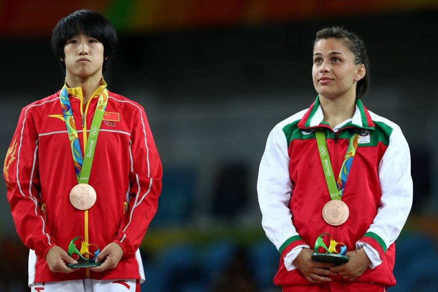 Победата и награждаването на Елица Янкова в Рио