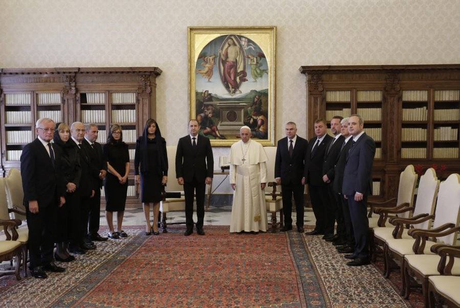 Румен Радев на аудиенция при папа Франциск