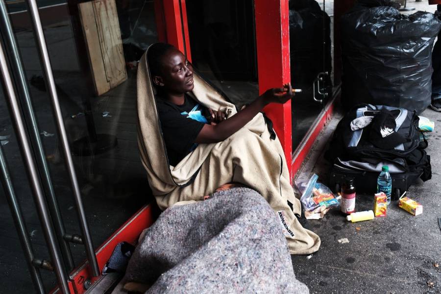 Расте броят на бездомните хора в Ню Йорк