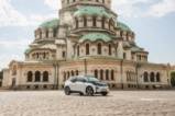BMW i3 в градския пейзаж на София