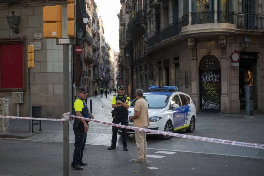 Барселона след атаката. Снимки: Getty Images/Guliver