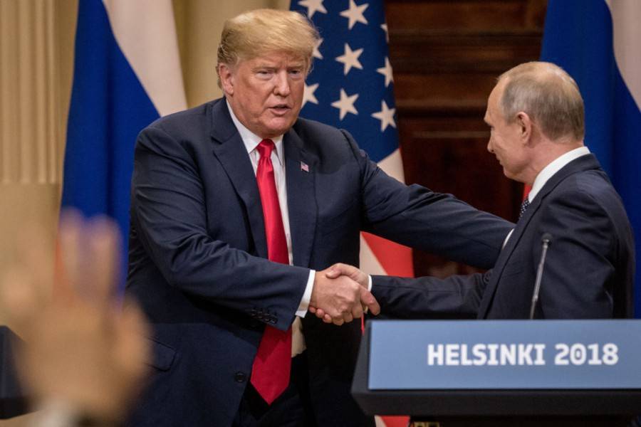 Доналд Тръмп и Владимир Путин - среща в Хелзинки