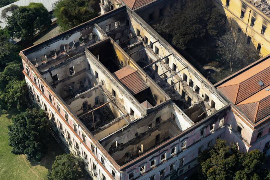 Какво остана от Националния музей на Бразилия