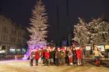 Коледната елха във Видин грейна празнично