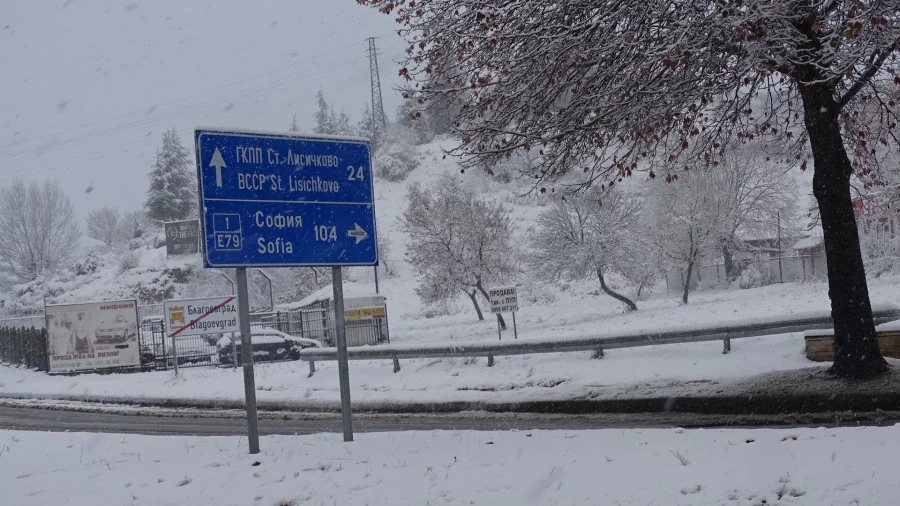 Пътищата в страната бяха затрупани от сняг. Снимки: БГНЕС