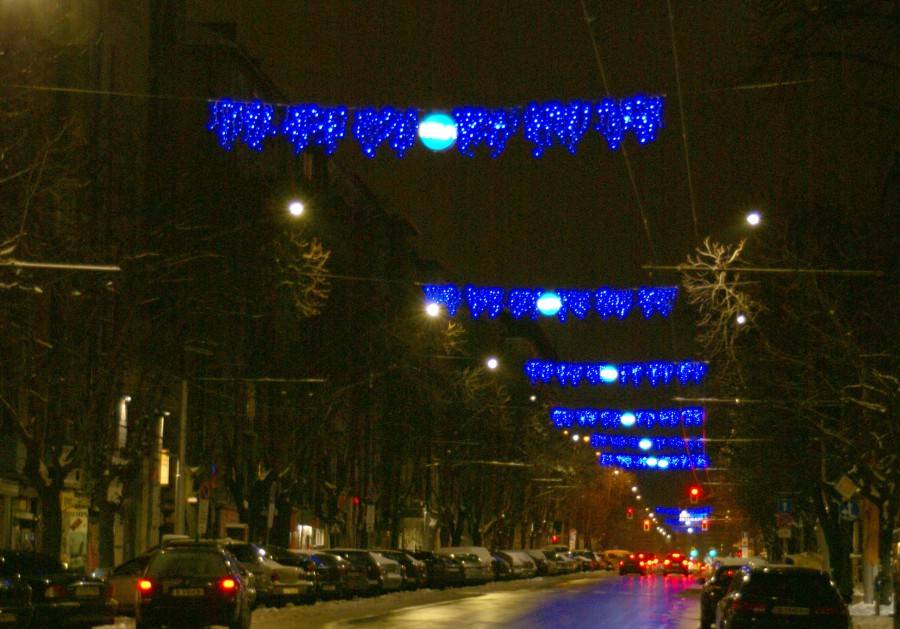 Коледна и Новогодишна украса в София