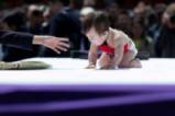 Бебета участват в традиционен мини конкурс по сумо 