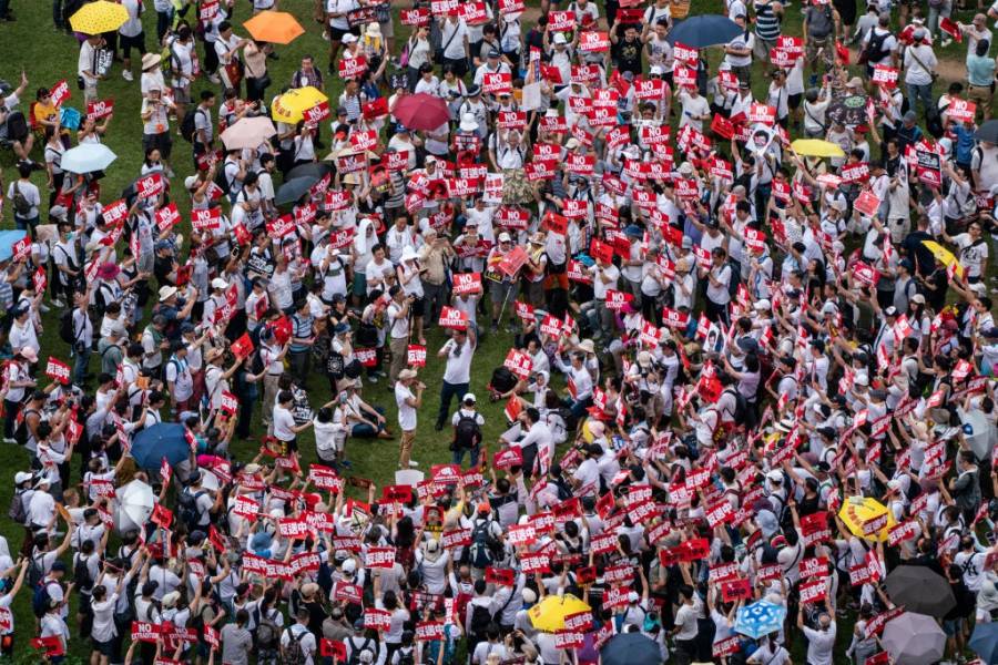 1 милион души протестираха в Хонконг заради законопроект за екстрадицията