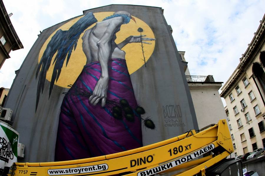 Urban Creatures с нов графит в София