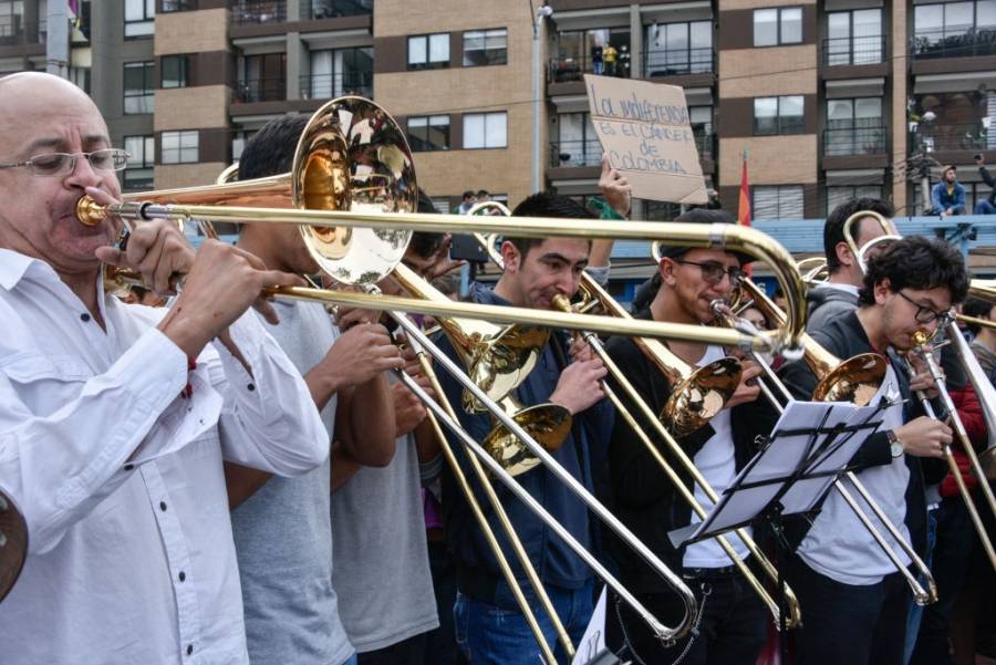 Музикален протест в Колумбия