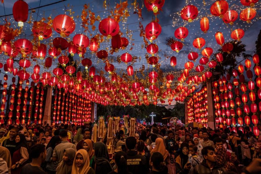 Индонезия посрещна новата лунна година