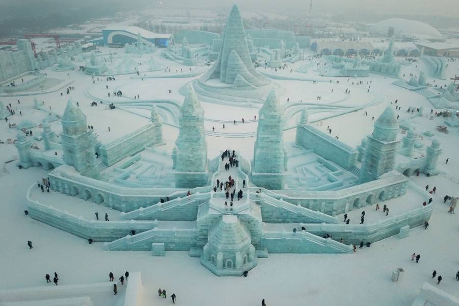 Фестивал на снега в Харбин