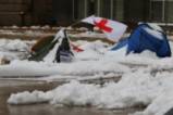 Лошото време повали палатките на протестиращите медици