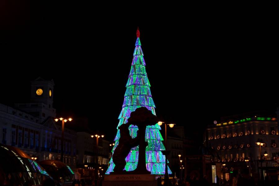 Коледните светлини на Мадрид