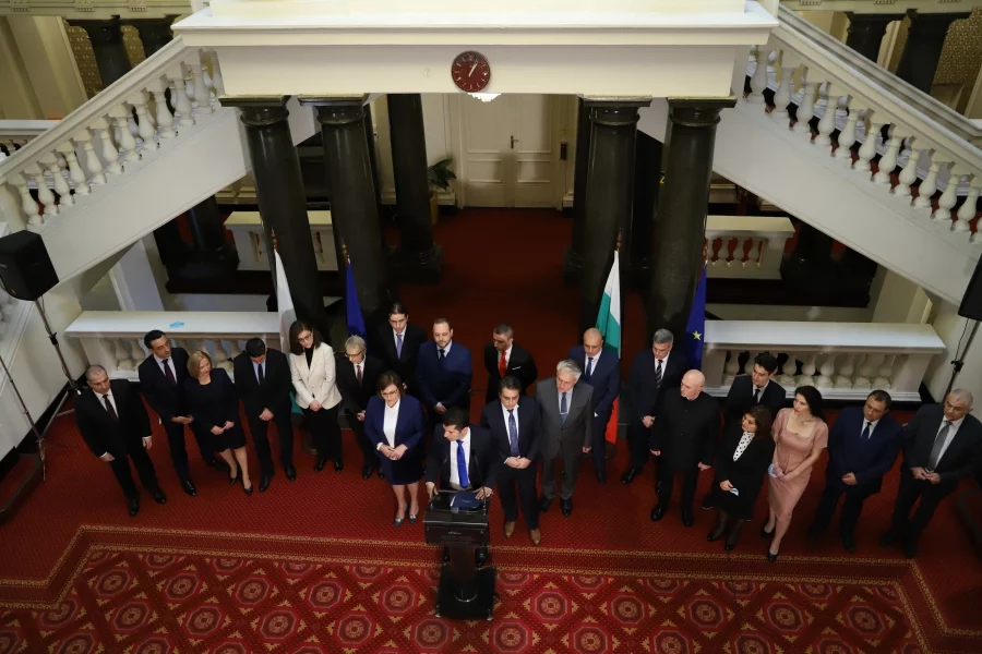 Новото правителство на България. Снимки: БГНЕС