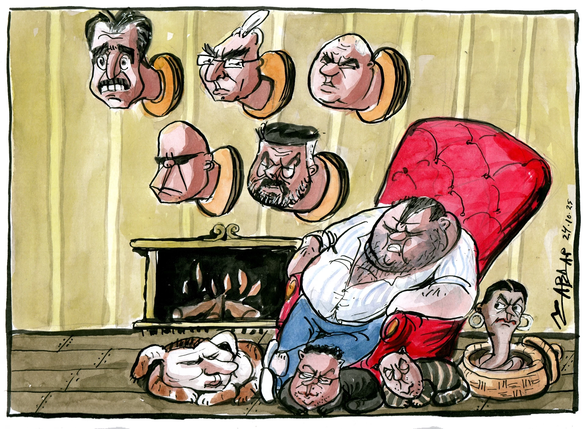 карикатура, Прас Прес