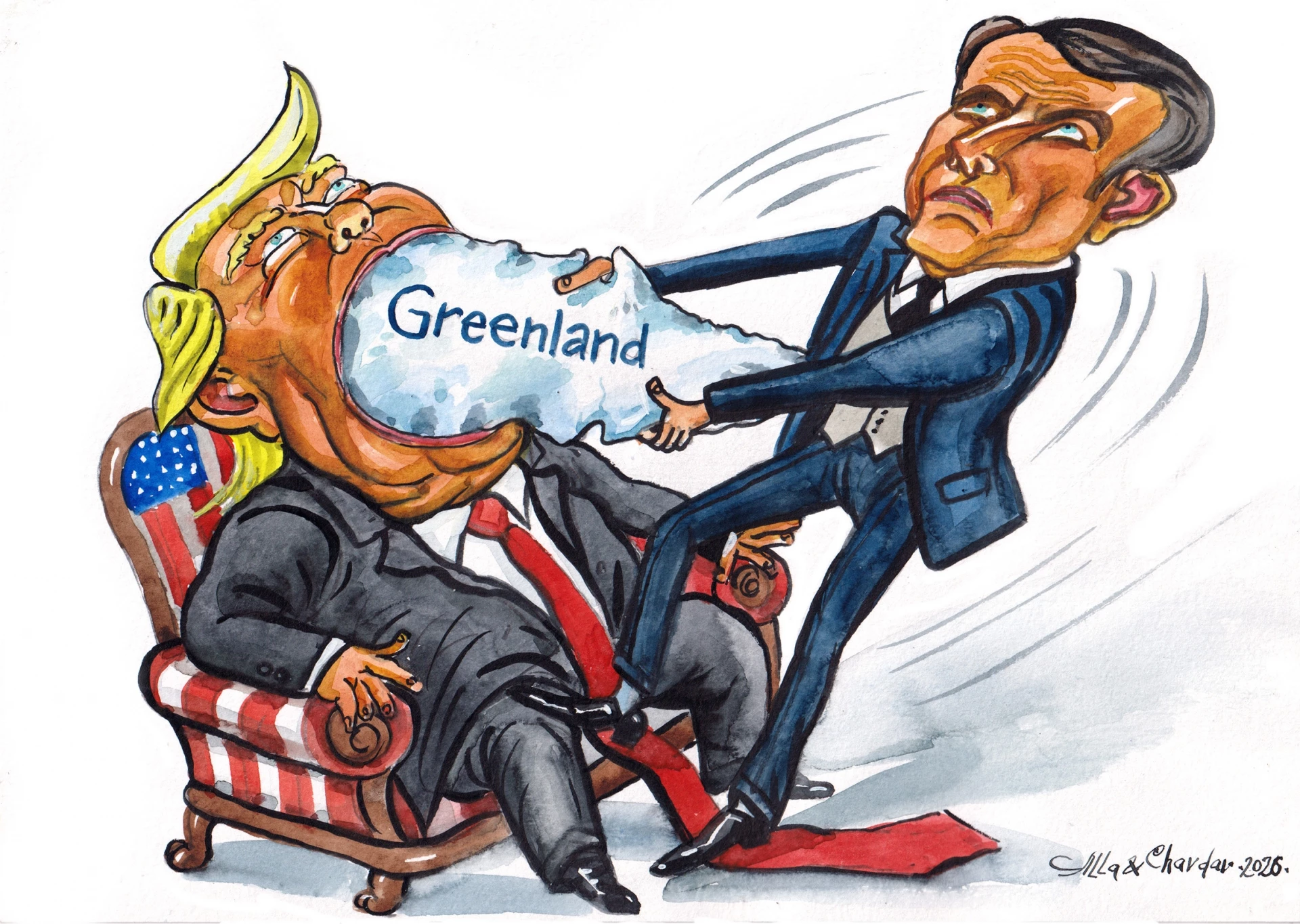 карикатура, Прас Прес