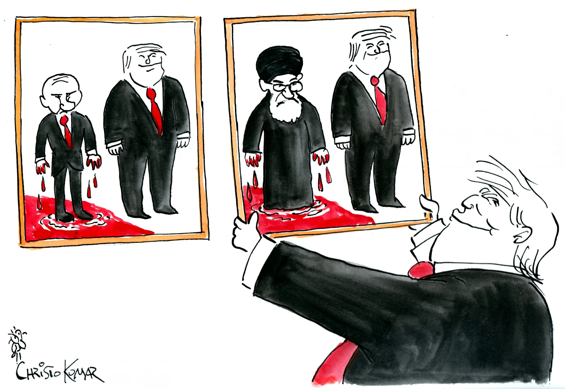 карикатура, Прас Прес