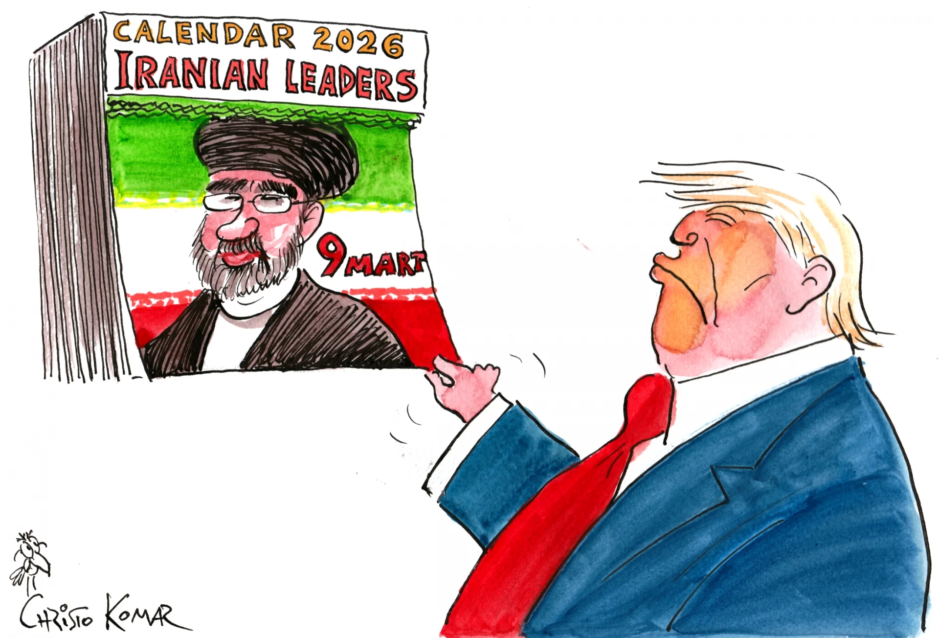 карикатура, Прас Прес