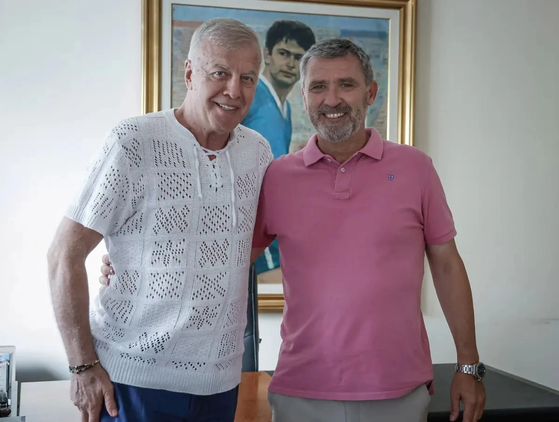 Наско Сираков и Емилио Ларас