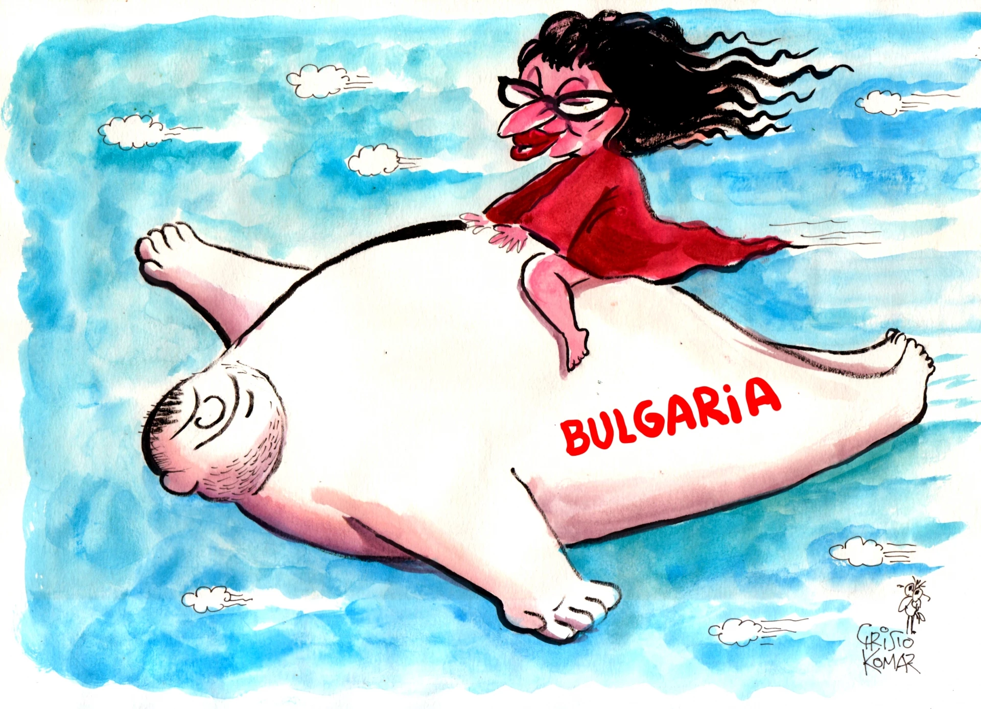 карикатура, Прас Прес