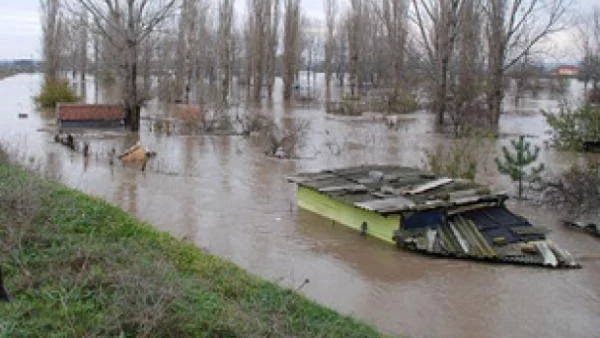 Реките Марица и Тунджа преляха в района на Одрин