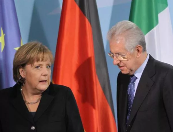 Меркел и Монти демонстрираха отлично разбирателство 
