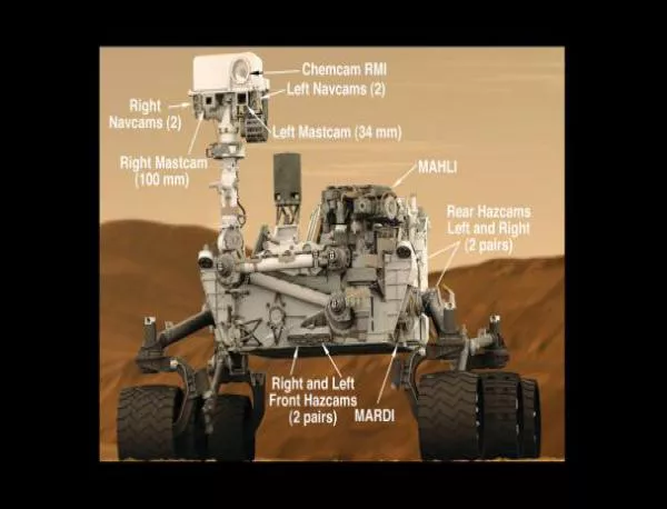 "Кюриосити" ще измине днес първите си метри на Марс 