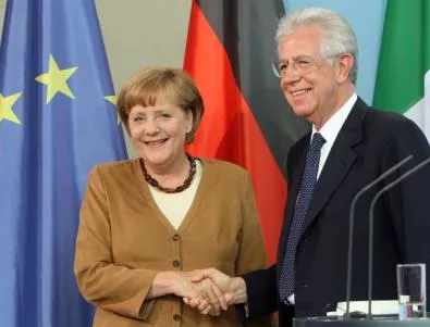 Меркел и Монти са доволни от постигнатия напредък от Италия