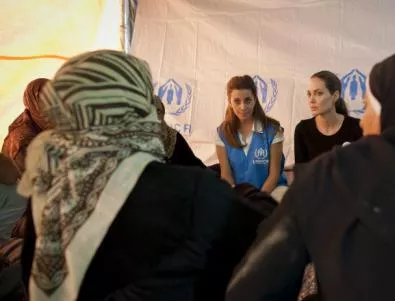 Джоли е притеснена за сирийските бежанци 