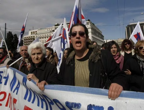 Обща стачка в Гърция