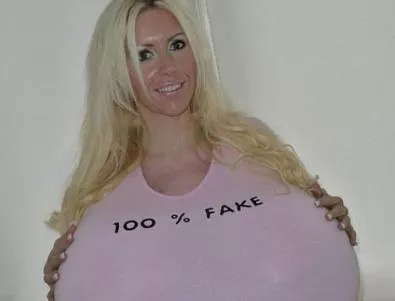 Жената с най-големите силиконови гърди в Европа