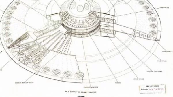 САЩ разсекретиха тайни схеми на летящи чинии