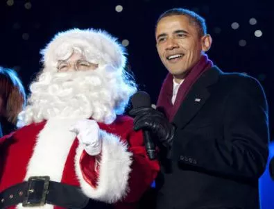 Без майтап: Санта Клаус в битка с Обама за US президент