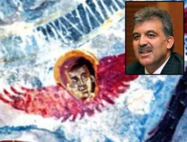 Мистерия в Турция – ангел от фреска прилича на президента Гюл!