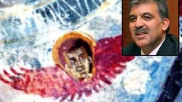 Мистерия в Турция – ангел от фреска прилича на президента Гюл!