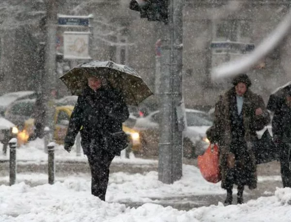 София: Снегопочистването започна