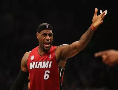 Леброн измъкна Маями срещу последния в НБА