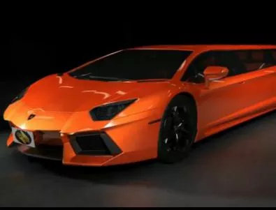 Lamborghini се превърна в дълга лимузина (Видео)