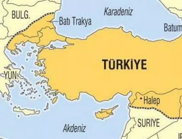 Нова скандална карта: България е част от "Нова Турция" в границите на бившата Османска империя