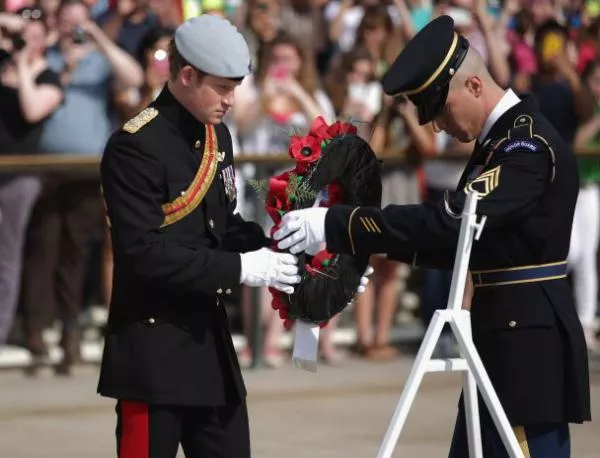 Принц Хари почете загиналите във военни конфликти американски войници
