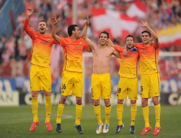 Барселона отпразнува титлата с победа, Меси пак се контузи