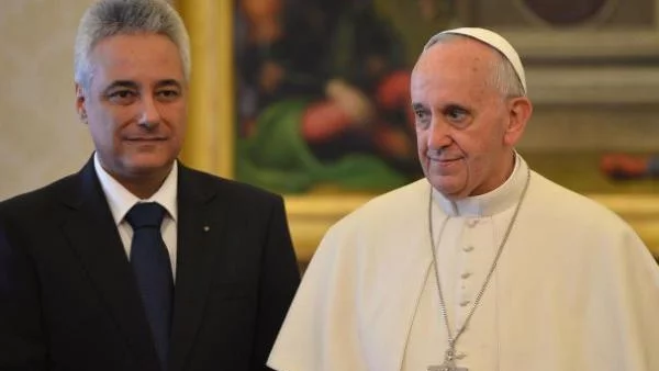 Папа Франциск посрещна българската делегация по случай 24 май