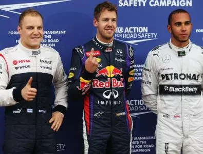 Себастиан Фетел спря квалификационната доминация на Mercedes