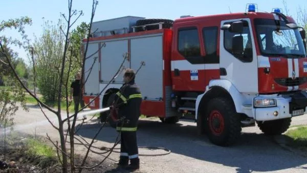 Противоградна ракета подпали нива в Старозагорско
