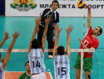 Българският мъжки национален отбор победи Аржентина с 3:1 гейма
