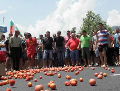 Зеленчукопроизводители блокират Дунав мост в сряда