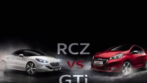 Тествайте Peugeot RCZ и 208 GTi