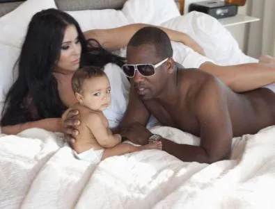 Ким Кардашиян и Кание Уест отказали 4 млн. долара за снимки на бебето си